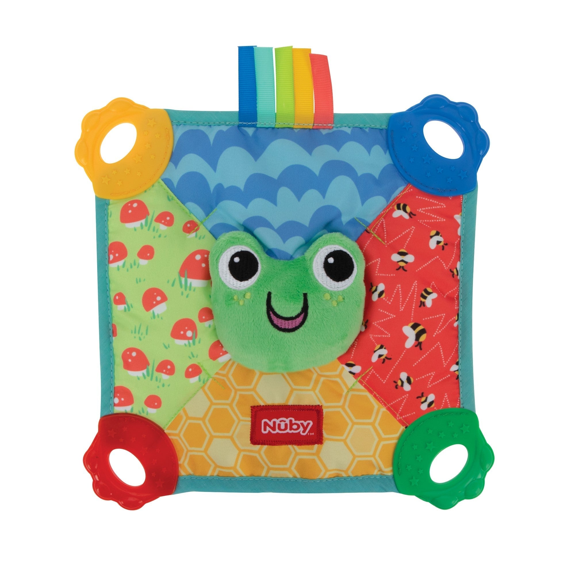 Plush Pal Teether Blankie | Frog